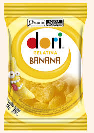 BALA DE GELATINA DORI BANANA 13G