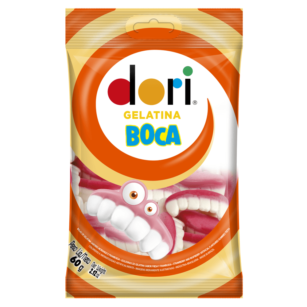 Thumbnail de BALA DE GELATINA DORI BOCA 60G