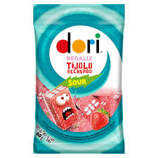 BALA DE GOMA DORI REGALIZ TIJOLO 60G