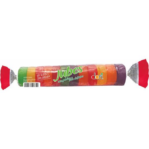 Thumbnail de BALA DE GOMA JUBES FRUIT SNACKS TROPICAL TUBO 48GR