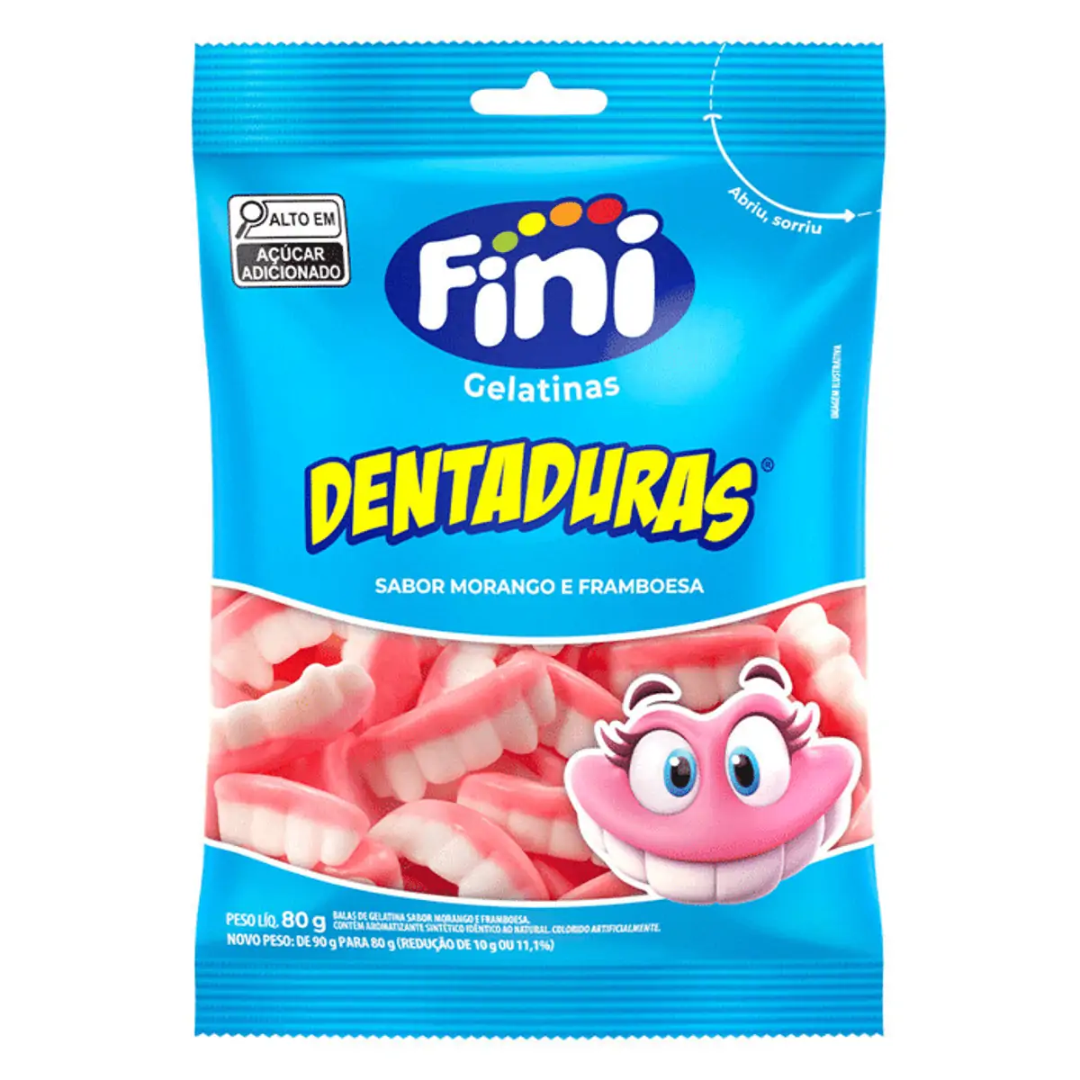 BALA FINI GELATINA DENTADURAS 90G