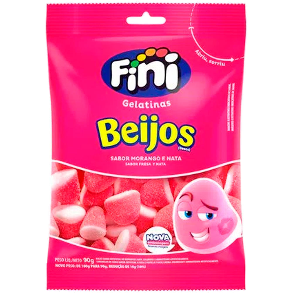BALA FINI GELATINA MINHOCAS CITRICAS 90G