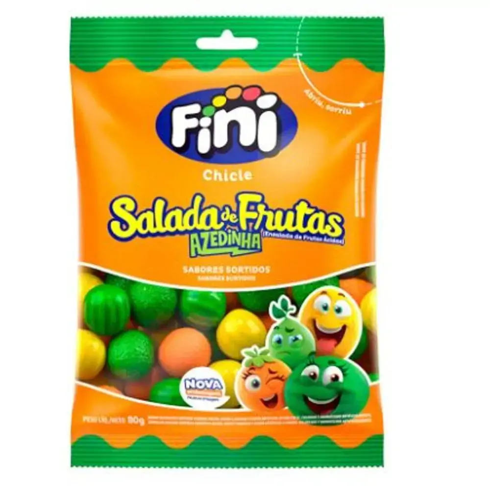 BALA FINI SALADA DE FRUTAS AZEDINHA 80G