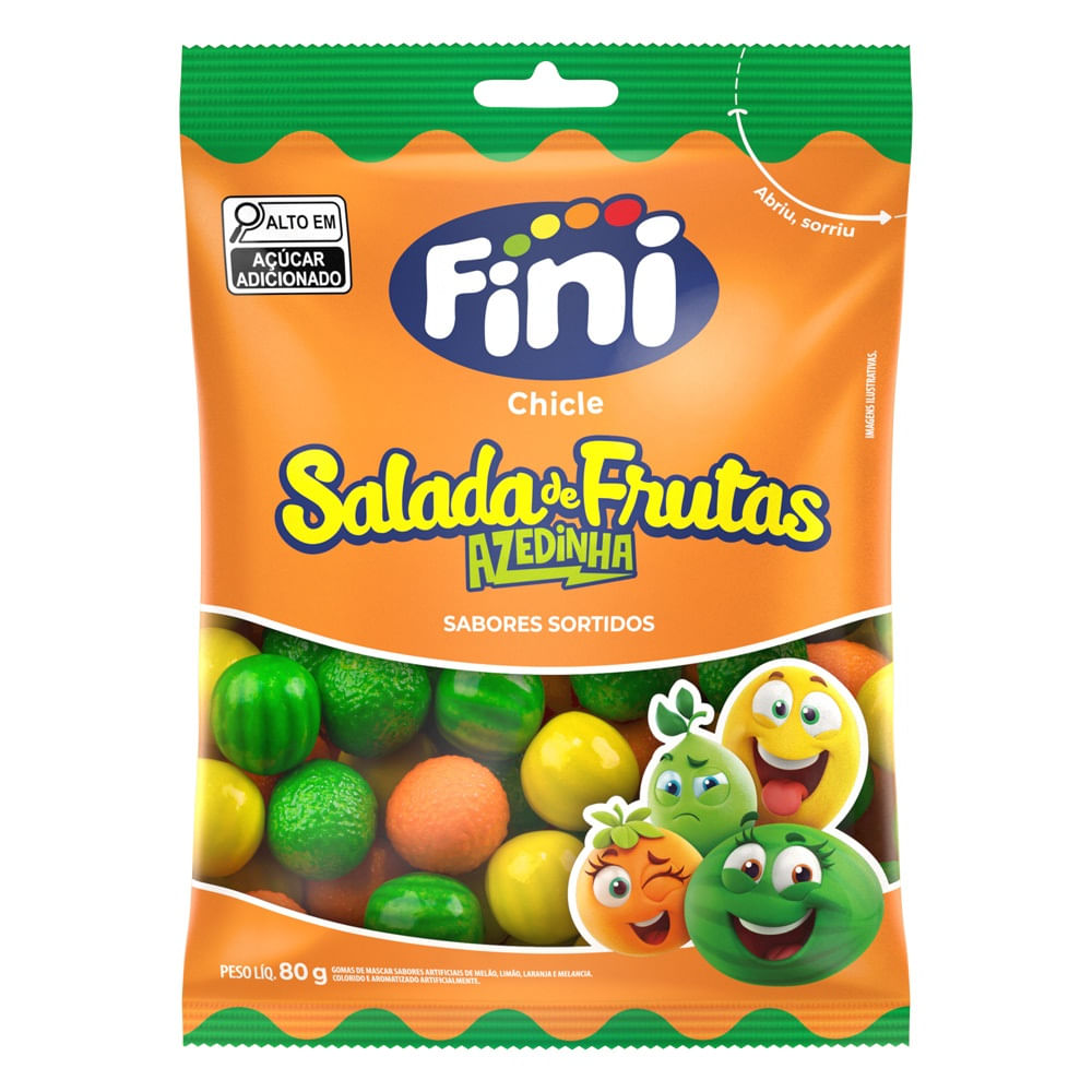 Thumbnail de BALA FINI SALADA DE FRUTAS AZEDINHA 80G
