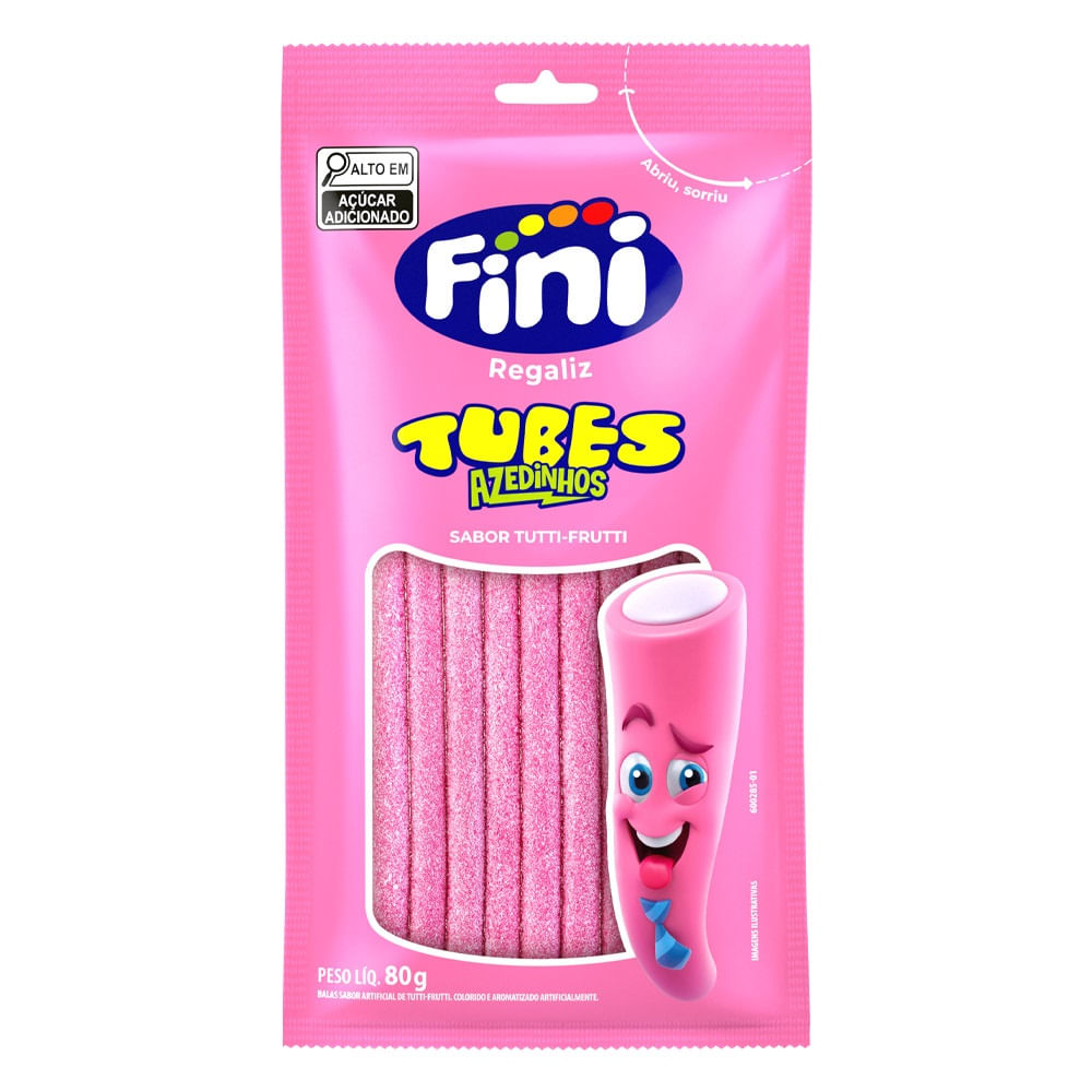 Thumbnail de BALA FINI TUBES TUTTI FRUTTI 80G