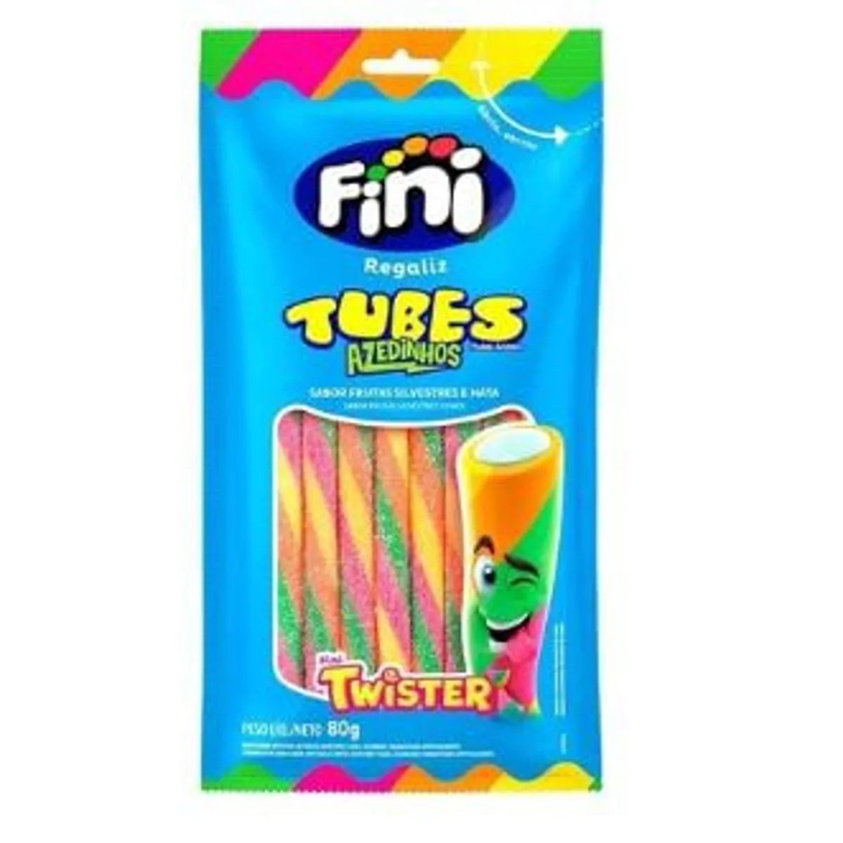BALA FINI TUBES TWISTER CITRICO 80G