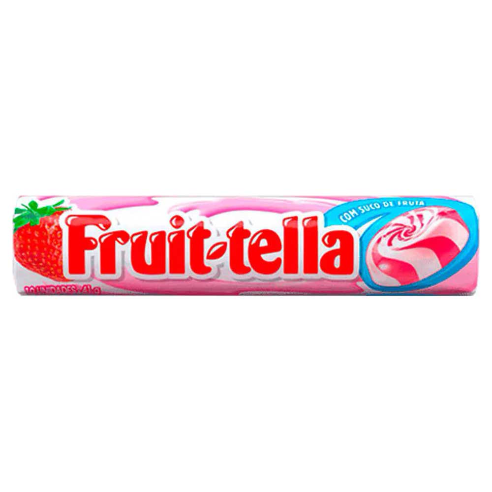 BALA FRUITTELLA SWIRL MORANGO VITAMINA C 41G