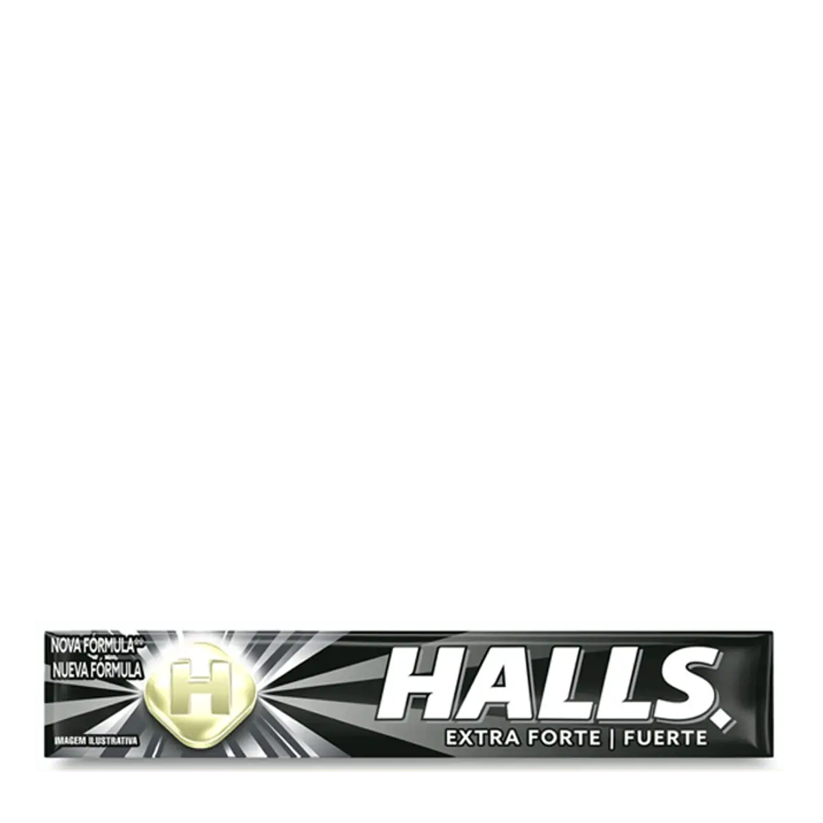BALA HALLS MENTOL EXTRA FORTE COM 10 UNIDADES