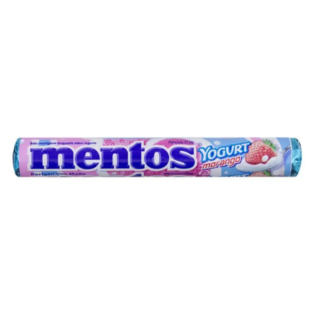 BALA MENTOS MORANGO E IOGURTE