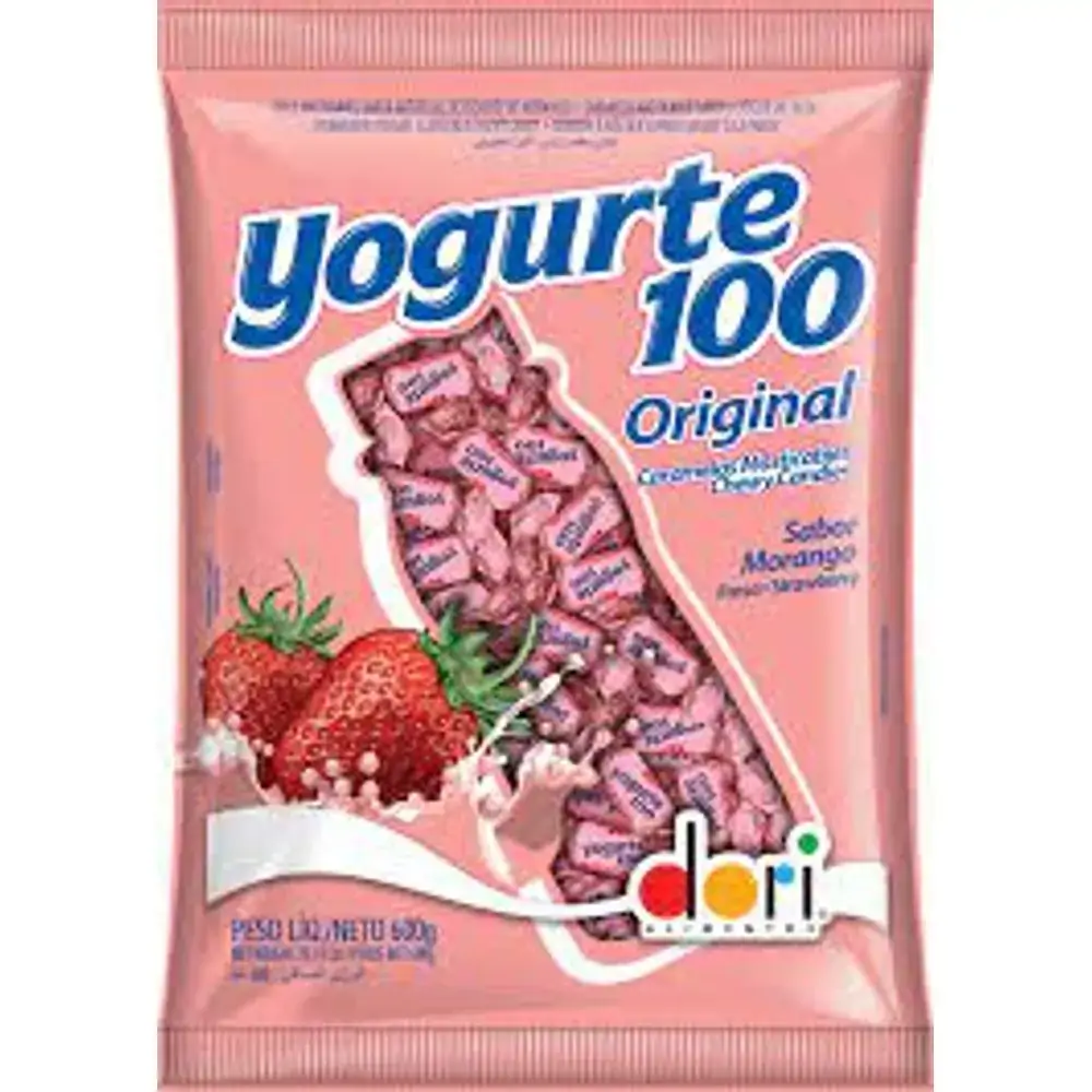 Thumbnail de BALA YOGURTE 100 MORANGO 600G