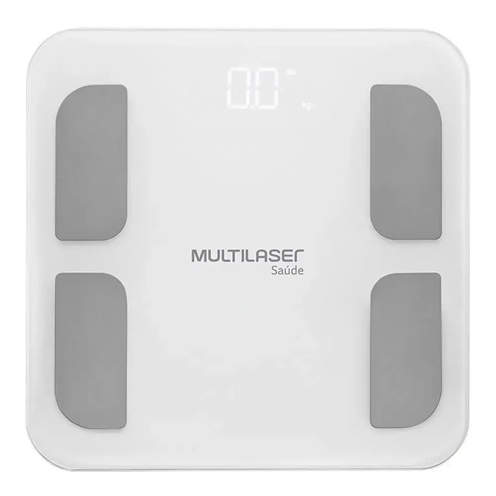 BALANCA DE BIOIMPEDANCIA COM ALCA BLUETOOTH 180KG MULTILASER