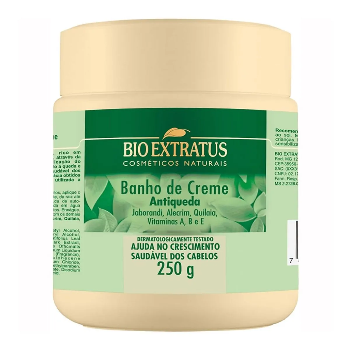 BANHO DE CREME BIO EXTRATUS JABORANDI 250G