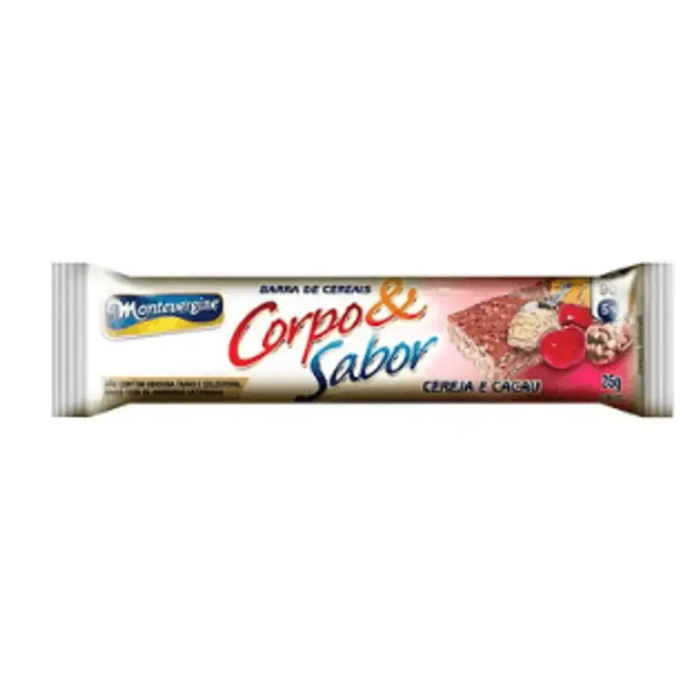 BARRA DE CEREAIS CEREJA E CACAU 25G