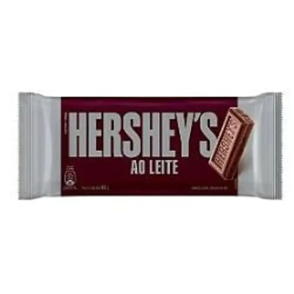 BARRA DE CHOCOLATE AO LEITE HERSHEYS 82G