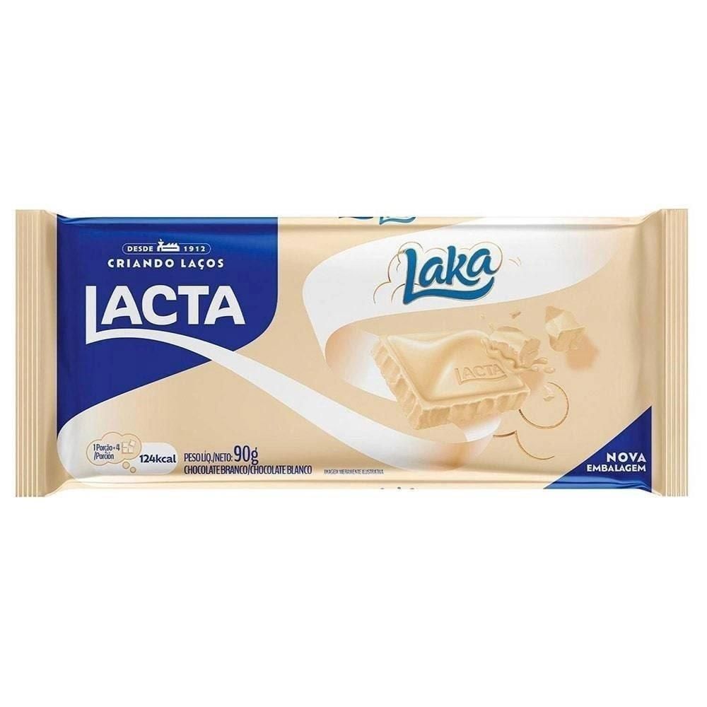 BARRA DE CHOCOLATE LAKA LACTA 80G