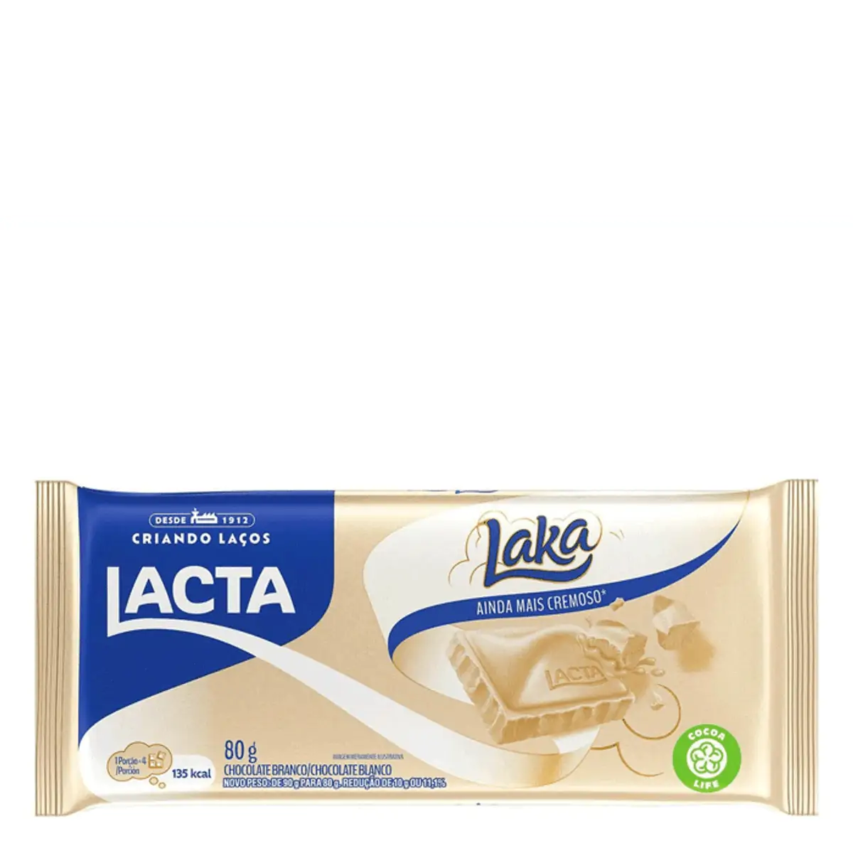 Thumbnail de BARRA DE CHOCOLATE LAKA LACTA 80G