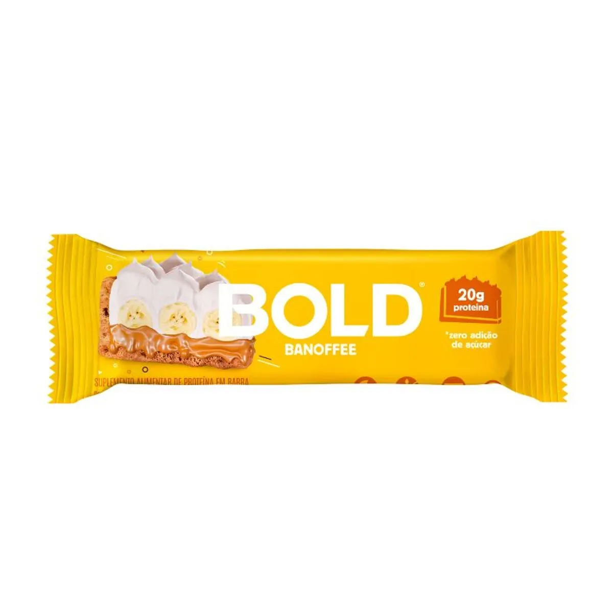 BARRA DE PROTEINA BOLD BANOFFEE 60G