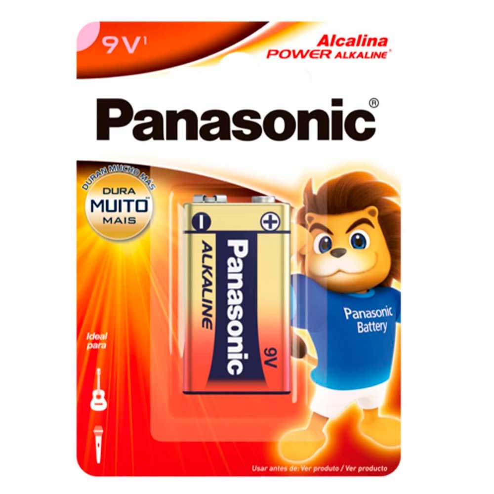 BATERIA ALCALINA 9V PANASONIC