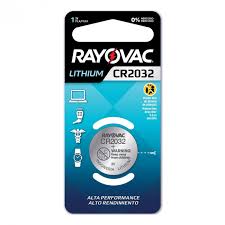 BATERIA DE LITHIUM RAYOVAC CR2032 3V COM 1 UNIDADE