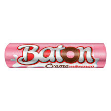 BATON RECHEADO MORANGO 16G GAROTO
