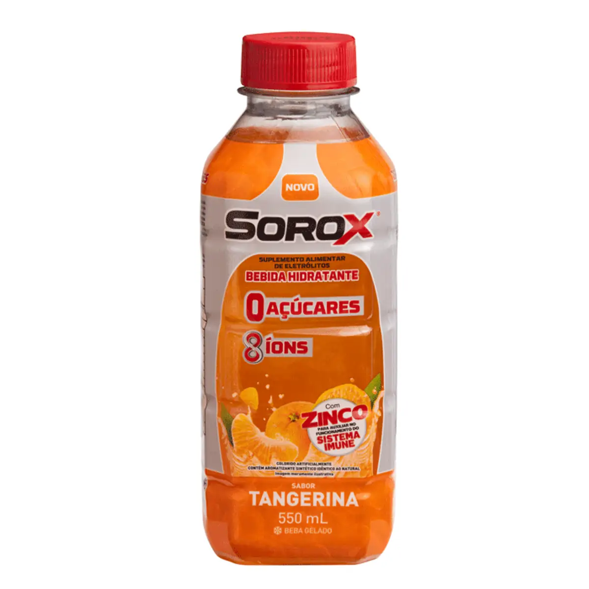 BEBIDA ISOTONICA SOROX SABOR TANGERINA 550ML