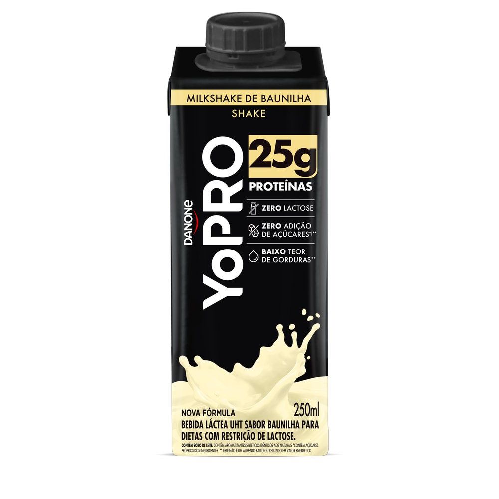 BEBIDA LACTEA YOPRO SABOR BAUNILHA 25G PROTEINA 250ML
