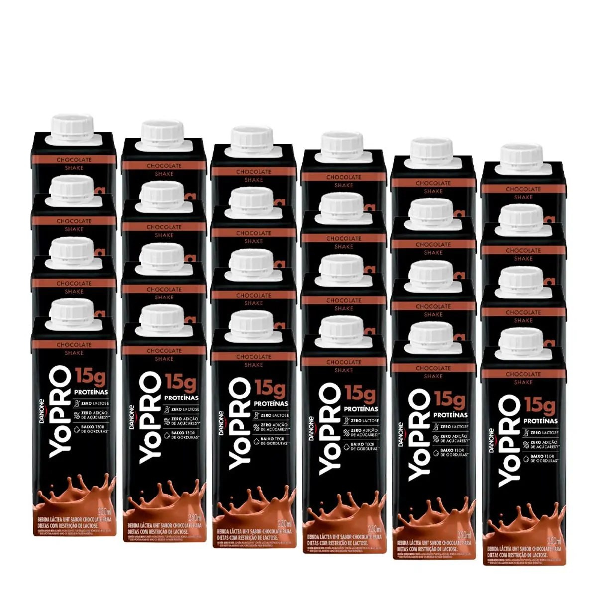 BEBIDA LACTEA YOPRO UHT SABOR CHOCOLATE 15G PROTEINA 250ML