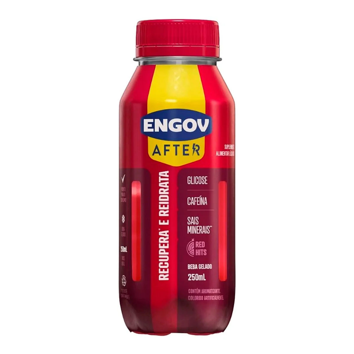 BEBIDA RECUPERADORA ENGOV AFTER RED HITS 250ML