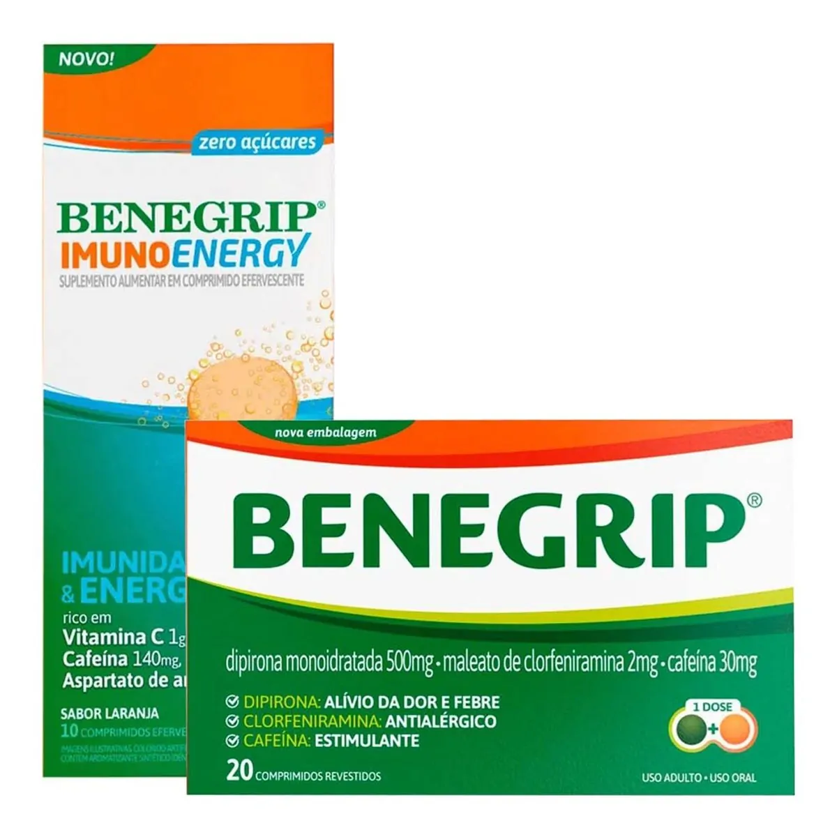 BENEGRIP COM 20 COMPRIMIDOS COSMED