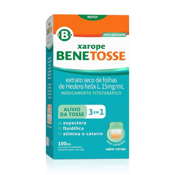 BENETOSSE 15MG/ML XAROPE 100ML COSMED