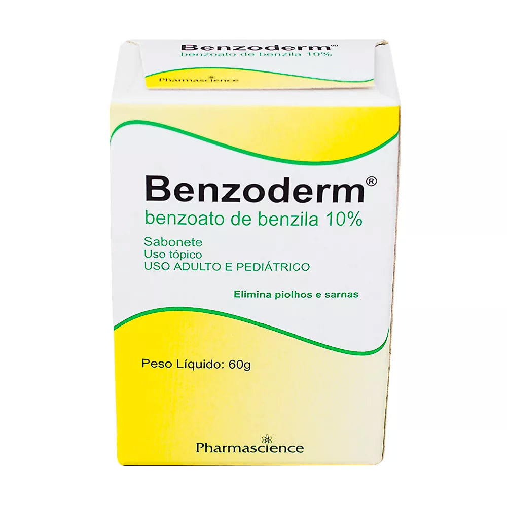 BENZODERM 100MG/G SABONETE 60G PHARMASCIENCE
