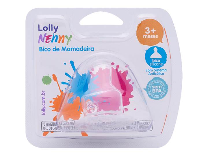 Thumbnail de BICO DE MAMADEIRA LOLLY SILICONE ORTODONTICO TAMANHO 2