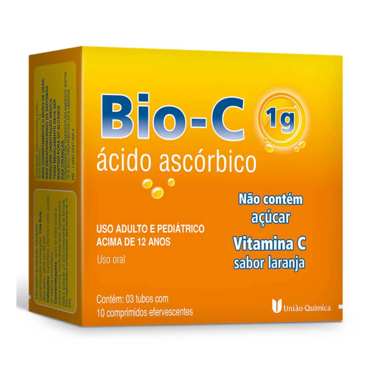 Thumbnail de BIO-C 1G EFERVESCENTE COM 30 COMPRIMIDOS UNIAO QUIMICA