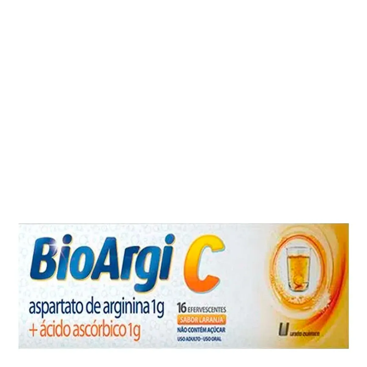BIOARGI-C 1000MG + 1000MG EFERVESCENTE COM 16 COMPRIMIDOS UNIAO QUIMICA