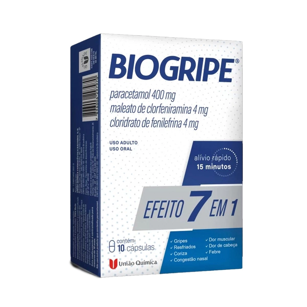 BIOGRIPE COM 10 CAPSULAS UNIAO QUIMICA