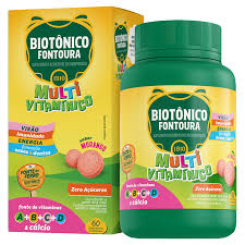 Thumbnail de BIOTONICO FONTOURA MULTIVITAMINICO MORANGO 60 COMPRIMIDOS MASTIGAVEIS COSMED