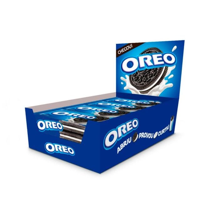 BISCOITO OREO ORIGINAL 36G PACOTE COM 8