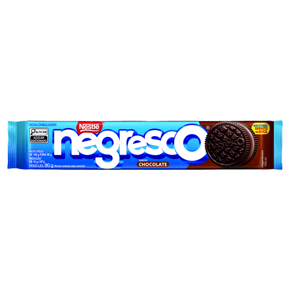 BISCOITO RECHEADO NEGRESCO CHOCOLATE 90G
