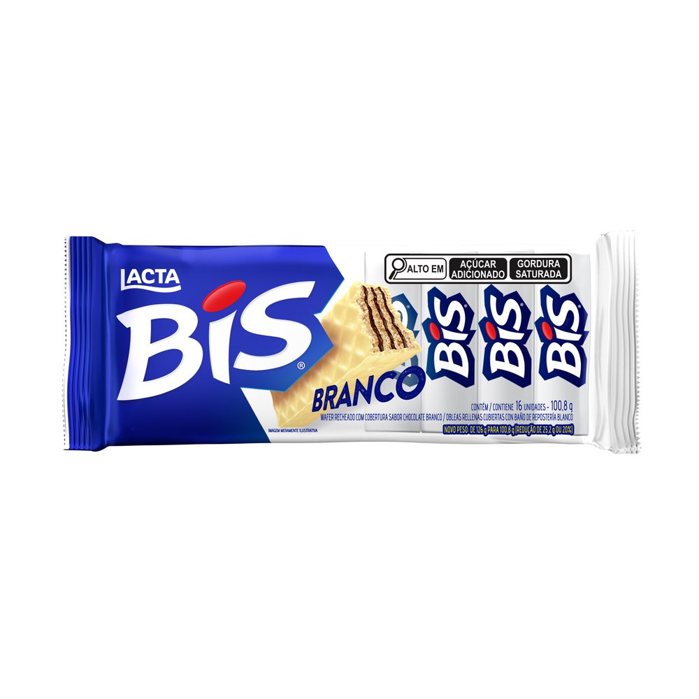BISCOITO WAFER BIS LAKA 100,8G LACTA