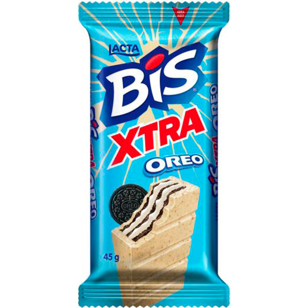 BISCOITO WAFER BIS XTRA OREO 45G LACTA