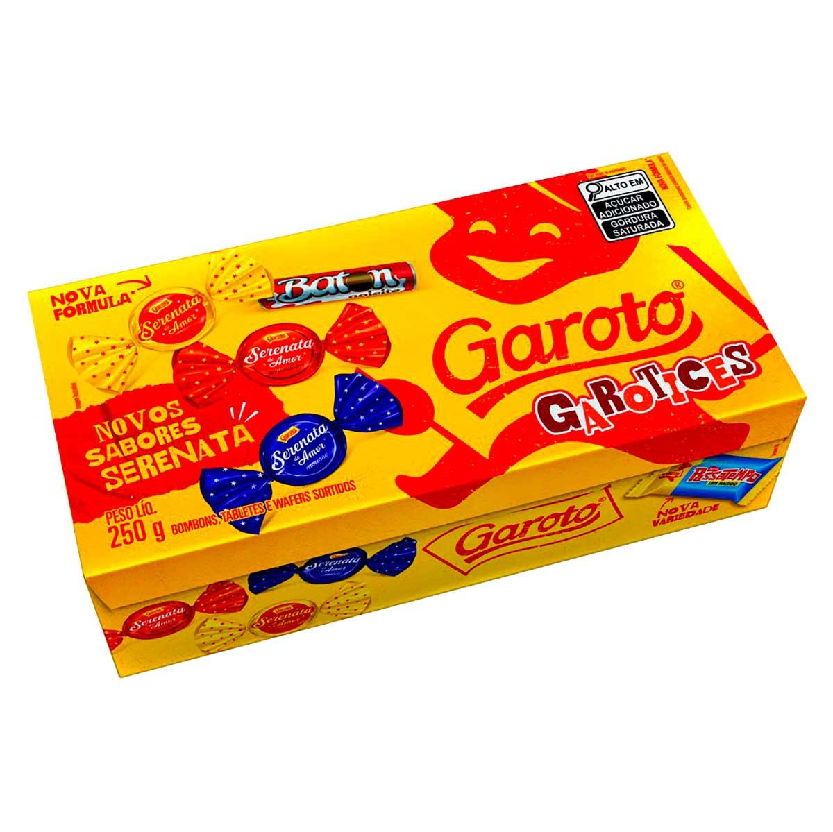 BOMBOM GAROTO GAROTICES CAIXA 250G