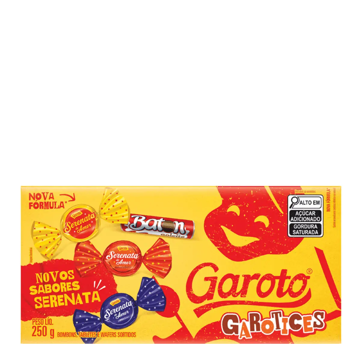 Thumbnail de BOMBOM GAROTO GAROTICES CAIXA 250G