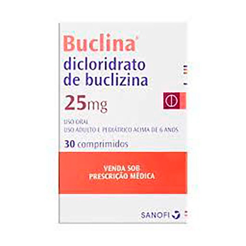 BUCLINA 25MG COM 30 COMPRIMIDOS MANTECORP