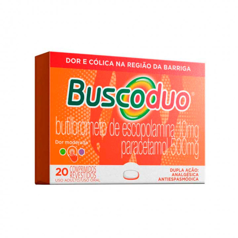 Thumbnail de BUSCODUO 500MG COM 20 COMPRIMIDOS REVESTIDOS COSMED