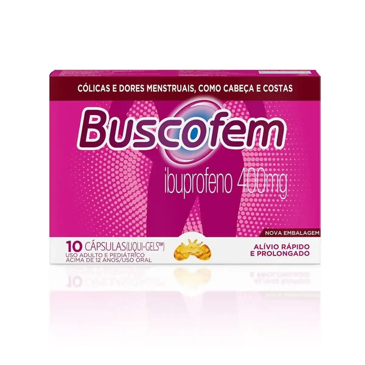 Thumbnail de BUSCOFEM 400MG COM 10 CAPSULAS COSMED