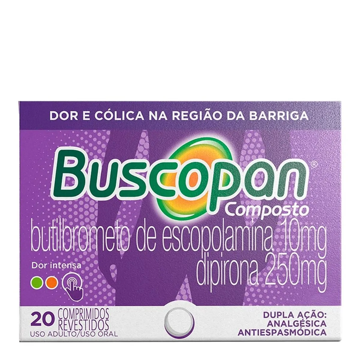 Thumbnail de BUSCOPAN COMPOSTO COM 20 COMPRIMIDOS REVESTIDOS COSMED