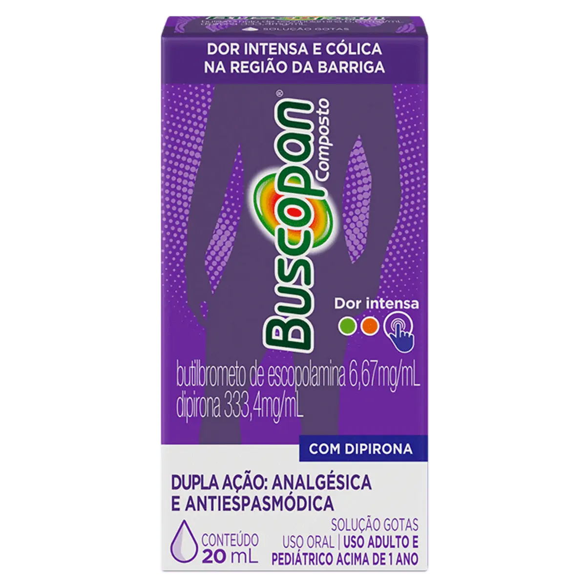 BUSCOPAN COMPOSTO SOLUCAO GOTAS 20ML COSMED