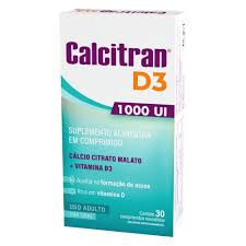 CALCITRAN 1000UI COM 30 COMPRIMIDOS FQM