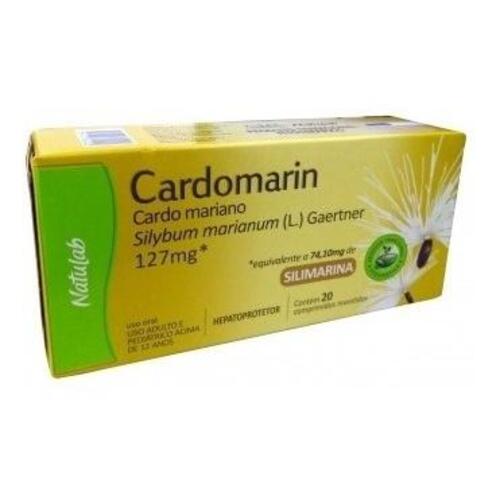 CARDOMARIN 127MG COM 20 COMPRIMIDOS NATULAB