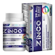 CENTRIX ZINCO 29,59MG COM 60 COMPRIMIDOS